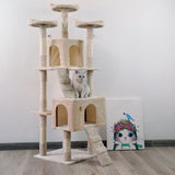 Furtastic 170cm Cat Tree Scratching Post - Beige CAT-EJT-361-BGE