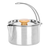 Stainless Steel Kettle Portable Folding Coffee Tea Pot for Outdoor Barbecue Camping Picnic V1294-YM0901-3111200245811