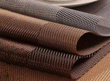 4-Piece Rectangle PVC Kitchen Table Placemats Set, Dining Mats for Home and Restaurant Use V1370-AZ4-11812