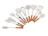 12Pcs Silicone Cooking Utensil Set White Nordic Minimalist Style NonStickware Kit for V1294-YM0714-3118210264611