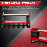 Power Tool Organiser Wall Mounted Drill Storage Organizer Holder Milwaukee Red V379-TORGZRED231201