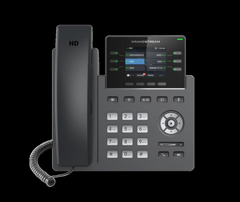 GRANDSTREAM GRP2613 6 Line IP Phone, 3 SIP Accounts, 320x240 Colour Screen, HD Audio, Powerable Via V177-L-IPG-GRP2613