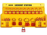 58 PCS Lockout Tagout Kits, Electrical Safety Loto Kit Includes Padlocks, Lockout Station, Hasp, V952-AQSJTZJBDGJ57NTX0V0
