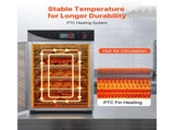 Electric Hot Box Food Warmer, 5-Tier Commercial Warming Cabinet with Water Tray, Single-Door and V952-XXSPBWJ5CDKB3Q9TF001V3
