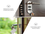 36Pcs Sublimation Blank Keychain Plated Silver Mdf Heat Transfer DIY Key Holder Set V1369-AZ3-W-16920