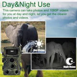 Trail Camera Game Wildlife Scouting Hunting Cam Night Vision 36MP 1080P V201-W12405391
