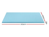 Giselle Bedding Memory Foam Mattress Topper Ventilated Cool Gel 5cm King Single MATTRESS-TOP-VH-GEL-5-KS