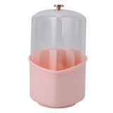 8Pcs Makeup Brushes with Rotating Brush Container Cosmetics Brushes Holderganizer with Clear Lid V1294-YM0901-3117240236412