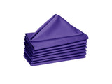 Hoydu Set of 8 Cotton OR Poly Cotton Napkins Ultra Violet V442-GNA-MISC-SETOF8NAPKINS-ULTRAVIOLET-SQ