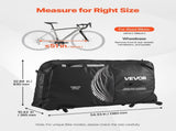 Bike Travel Bag, Transport Universal Bicycle Storage Case Bag with TSA Lock, Support Plates, V952-ZXCRBXLXTYZJ0PFA0001V0