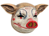 Halloween Scary Pig Mask Costume Horror Pig Joker Mask Bloody Animal Butcher Full Head Headgear for V1366-AZ2-W-05350