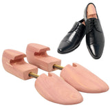 2Pcs 11.61/12.99in Wooden Shoe Stretcher Cedar Shoe Trees Men Women Adjustable Boot Stretcher V1366-AZ2-W-14667