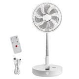 VEVOR 12 Inch Foldable Oscillating Standing Fan with Remote Control, 4 Speed Adjustable Portable V952-CDFS12YCSSSF9DA1CV9