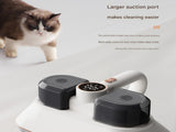 White Wireless Handheld Mite Remover and Red Manual Carpet Sweeper Combo - Dual Cup Strong Suction V888-ELOSUNG53539
