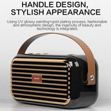 Retro Smart Wireless Speaker Portable for Desktop PC With High-Quality Stereo Hifi Sound V571-HZRETROBTS021-B