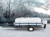 Pontoon Boat Cover, Fit for 17'-20' Boat, Heavy Duty 600D Marine Grade Oxford Fabric, UV Resistant V952-FQCZYCYCB21245KUNV0