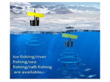Portable Fish Finder Water Depth Temperature Fishfinder with Wire Sonar Sensor Transducer for V1370-AZ4-08078