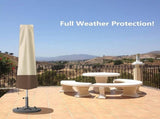 Outdoor rain cover - Parasol cover - Dustproof - Waterproof - Parasol protector - Standing V1188-MS101-02624-1