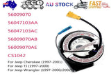 Steering Wheels Clock Spring For Jeep Wrangler Cherokee 56009070 56047103AC V201-IPSWWHS-9070-BLSC-AU