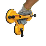 2x 150kg Load Aluminum Triple Suction Cup Pad Glazer Glass Sucker Remover Lifter V63-824141
