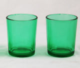 20 Pack Green Glass Votive Candle Holders Table Centreoieces Xmas Wedding Anniversary Event Recption V382-GREENCHX20