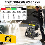 Kolner LT-12A 7HP 2200PSI Petrol Engine High Pressure Washer 7.5LPM HPW-LUT-12A
