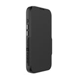 EFM Monaco E-leather Wallet Case Armour With D3O Plus Suits Iphone 15 Pro Max - 6.7" Pro - Black/Spa V578-EFCFLAE608BLA