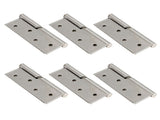 6 Set Flag Hinge Door Furnitures Silent Bearing Butt Hinge Household Hardware Accessories V1294-YM0901-3114200082011