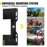 Universal Skid Steer Mount Plate 6.35mmThick Skid Steer Plate Attachment1360.78kgWeight Capacity V952-FHZXAZBHS-XK2OXX7V0