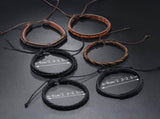 Men's Vintage PU Leather Bracelet Set V1142-LP601099526838909