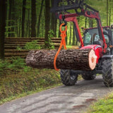 Log Skidding Tongs, 18 inch 2 Claw Log Lifting Tongs, Heavy Duty Steel Lumber Skidding Tongs, 772 V952-YMQZQ18YC2ZBYSAA2V0