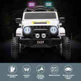 Kahuna S619 Gravity Kids Electric Ride On Car - White CAR-KAH-S619-WH