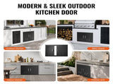 BBQ Access,762 x533 mm Double Outdoor Kitchen, Cold Plate Flush Mount, Wall Vertical V952-SMMBSCJMHS30RL2L0V0