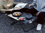 Portable Folding Camping Table Iron Outdoor Picnic Beach BBQ Tailgate Hiking with Storage Bag V1232-LYZ002