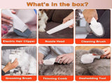 Dog Cat Grooming Vacuum Pet Scissors 6-In-1 Hair Removal Brush Pet Hair Adsorption V1107-135-66878
