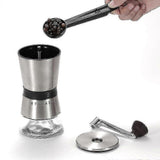 Manual Coffee Grinder - Stainless Steel Hand Mill for Coarse Coffee Grinding V1263-JX-4413