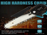 6" Mini Cordless Electric Chainsaw 2X Battery-Powered Wood Cutter Rechargeable V201-QUEW13272600