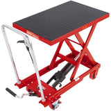 Hydraulic Lift Table Cart, 330lbs Capacity 28.5" Lifting Height, Manual Single Scissor Lift Table V952-DJYYSJPTCHS4NLPJYV0