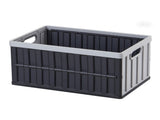 Plastic Collapsible Storage Bins with Lids, 65L 3 Packs, Stackable Folding Storage Crates with V952-KZDSLCWXHHS671U7U001V0