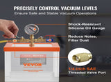 2 Gallon Vacuum Upgraded Multipurpose Acrylic Vacuum Degassing Transparent Vacuum V952-YKLZKQYKL2GAAHHNZV0