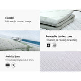 Giselle Bedding Memory Foam Mattress Topper 7-Zone 5cm Queen MATTRESS-TOP-7Z-5-BL-Q