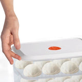3X Pizza Dough Proofing Box, Stackable Pizza Dough Container W/Lid , Bread Fermentation Storage V1366-AZ2-W-14660