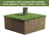 Soil Sample - 12" Metal Soil Complete with Small Plastic Tube with Lid, Soil Sampler V1192-AZ-W-33701