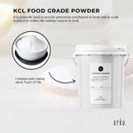 1.3Kg Potassium Chloride Powder Tub - Pure KCL E508 Food Grade Supplement V238-SUPDZ-30737582129232