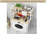 CARLA HOME 3-Tier Over Washing Machine Storage Rack Laundry Shelf Organizer for Bathroom or Toilet V178-36201