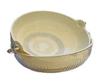 Colander Bowl Dual Layer Washing Vegetable Bowl Stackable Collapsible Multifunctional Kitchen V1294-YM0901-3118230346411