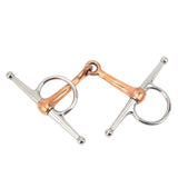 Horse Full Cheek Snaffle Stainless Steel Ring Snaffle Bit for Outdoor Horse Accessories 125mm V1294-YM0717-3111220219411