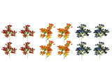 Christmas Berry Branches 3 Forks Simulation Foam Berry Picks Home Decoration V1294-YM0716-220714HJ01-3