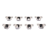 8Pcs 110 Degrees Screw On Self Closing Compact 33 Hinge Zinc Alloy Sturdy Structure Cabinet Door V1294-YM0901-3114250037311