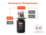 8 L Hydraulic Power Unit, Double Acting Dump Trailer Pump, 22 MPa Max Relief Pressure & 3.4 L/min V952-12VSZYYXJSYX1FV09001V9